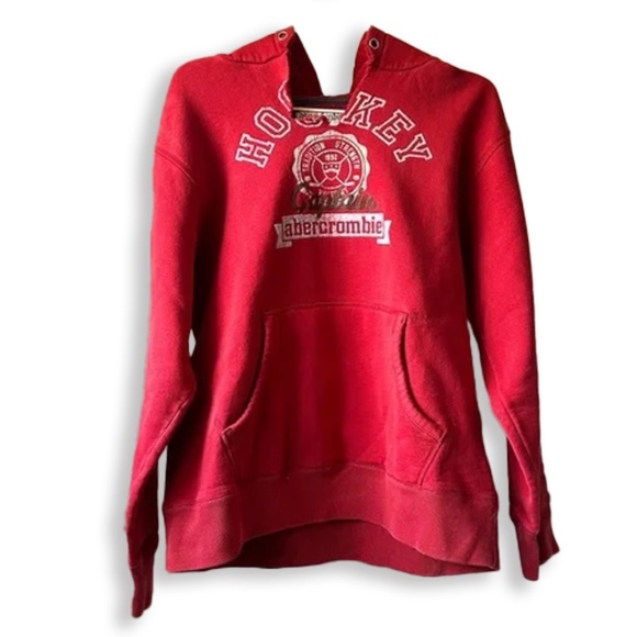 Vintage Y2K Abercrombie Hockey Hoodie - Picture 7 of 7